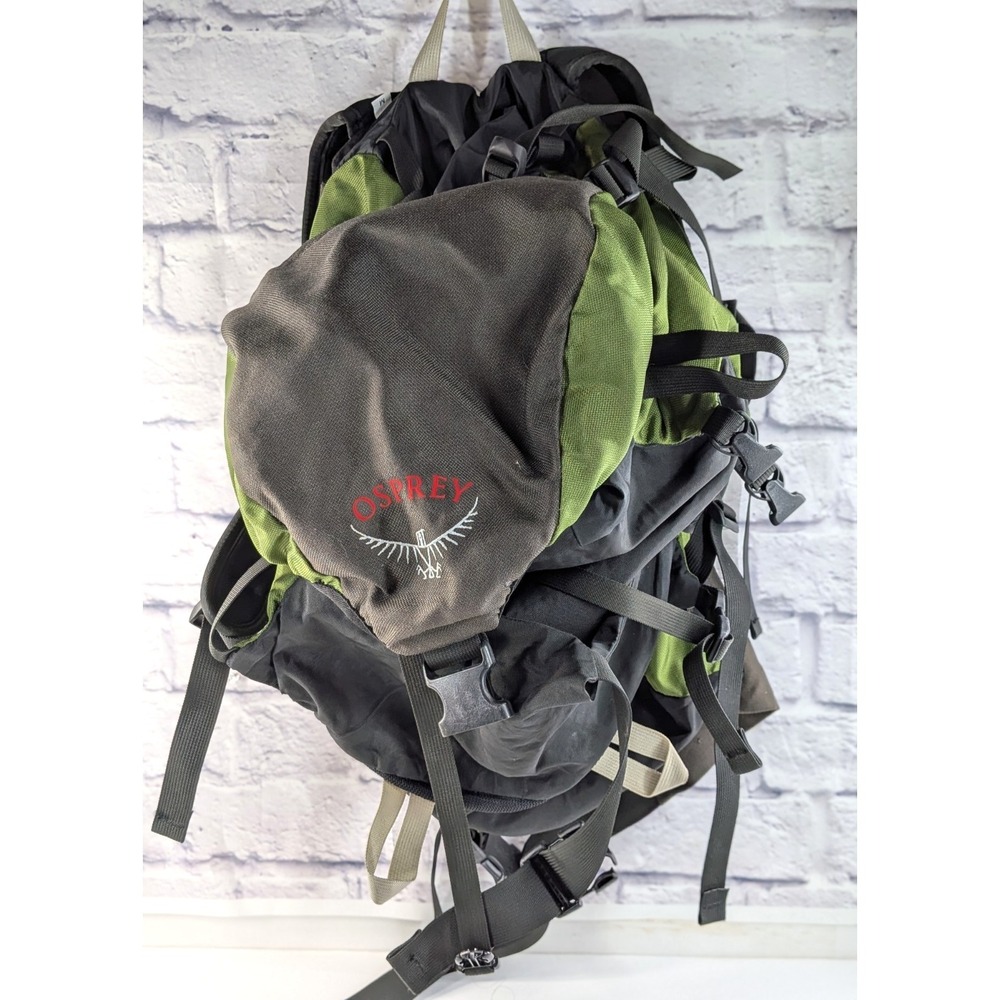HTF! AETHER 36🇺🇸Osprey Backpack Green Made in Colorado Hiking Camping *READ*